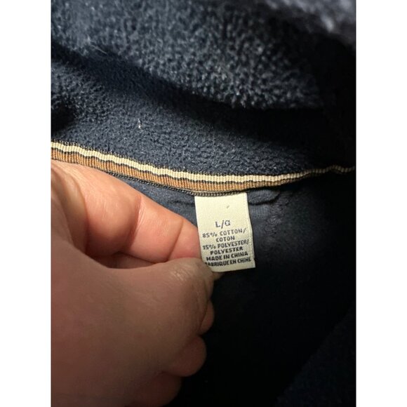 Tommy Bahama Long Sleeve 1/2 Zip Snap Island Modern Fit Sweatshirt Size L - Picture 5 of 10